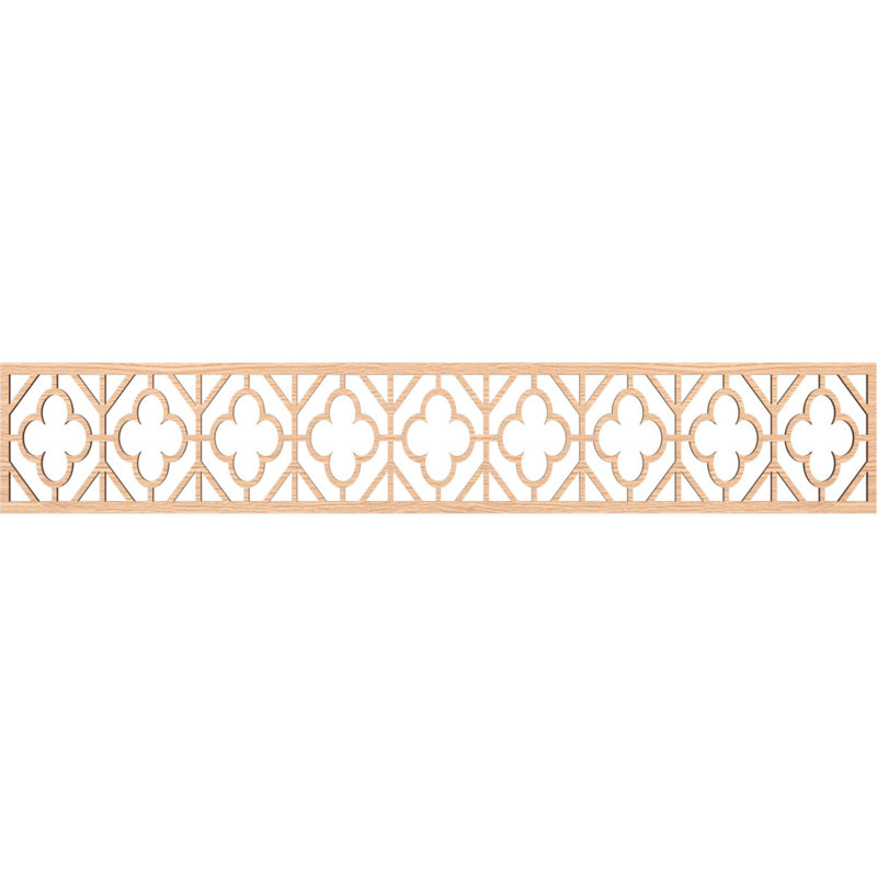 Moulure Hazelton, H 8 po x l 46,625 po x P 0,25 po, Chêne rouge
