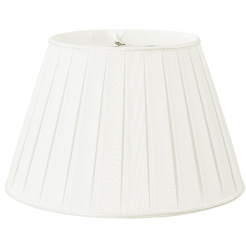Silk Empire Lamp Shade, Black/Gold, 11" H x 16" W x 16" D