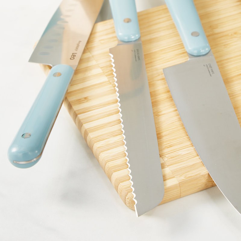 Ensemble de couteaux 7 pièces BergHOFF Leo Spirit, Bleu sarcelle