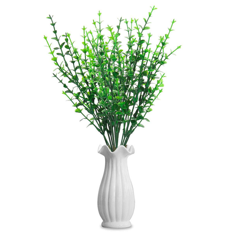 4 faisceaux d'eucalyptus artificiels avec 4 branches