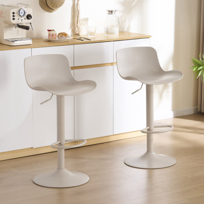 Meli Height-Adjustable Swivel Bar Stool