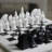 Japanese Marble Chess Set | Unique Marble Chess Set With Storage Case