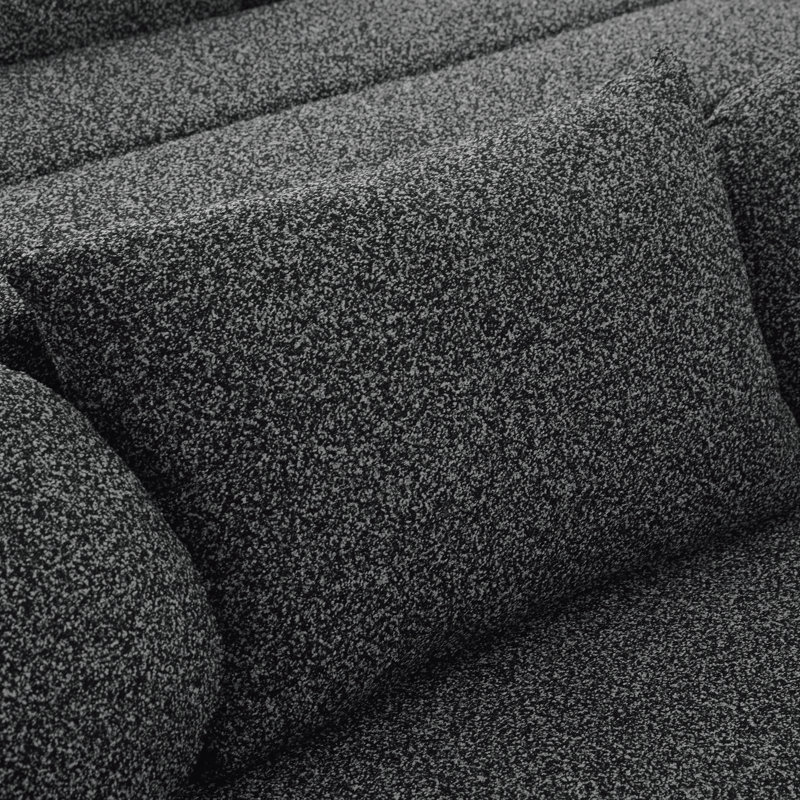 Canapé modulaire Boneless Couch, Noir