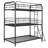 Furniture   Triple Bunk Bed, Twin/Twin/Twin, Black-151079104