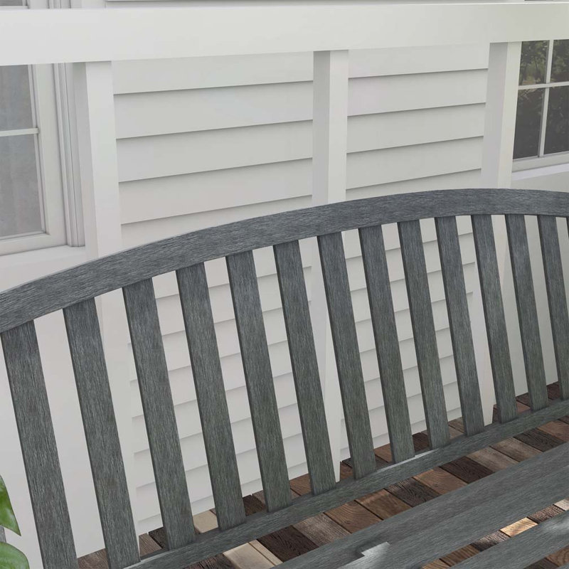 Banc de jardin 46 po, Gris