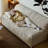 Armless Cotton Linen Straight Sofa