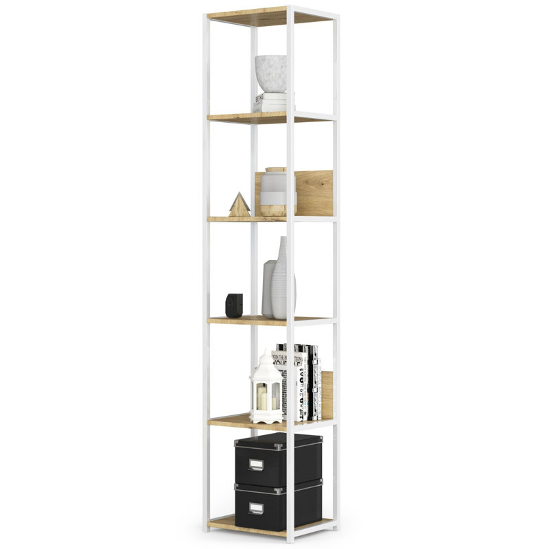 Shinobu 192 cm H Bookcase, (6 shelves) 192cm H x 40cm W x 32cm D