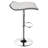 Adjustable Spin Bar Stool with Solid Wave Seat-918972687