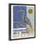 Cadre flottant Great Blue Heron Collage, design par Nancy Overton-2075268773-2075268770