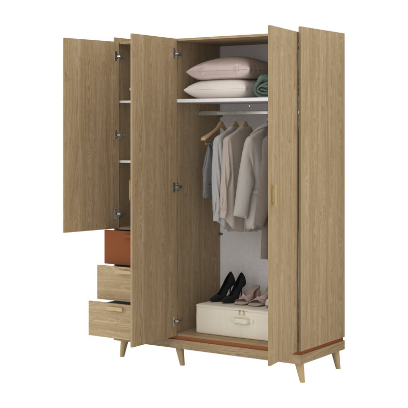 Holladay Laminate Wardrobe, Beige