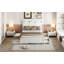 Lit plateforme grand avec 2 grands tiroirs et lit gigogne simple TG, maximisant l'espace et le style pour les chambres à coucher modernes