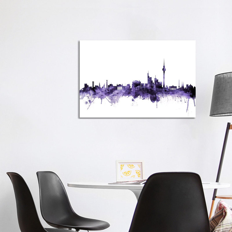 Berlin, Germany Skyline by Michael Tompsett - Wrapped Canvas Gallery-Wrapped Canvas Giclée