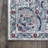 Lazo Modern Persian Vintage Light Gray/Red Rug-384470553