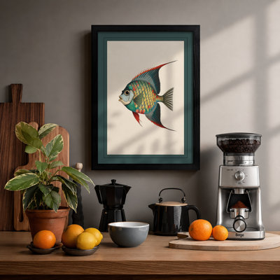 Tropical Fish Study Vintage - Print