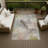 Machine Washable Indoor/Outdoor Chantille ACN2768 Floral Rug-1116216196