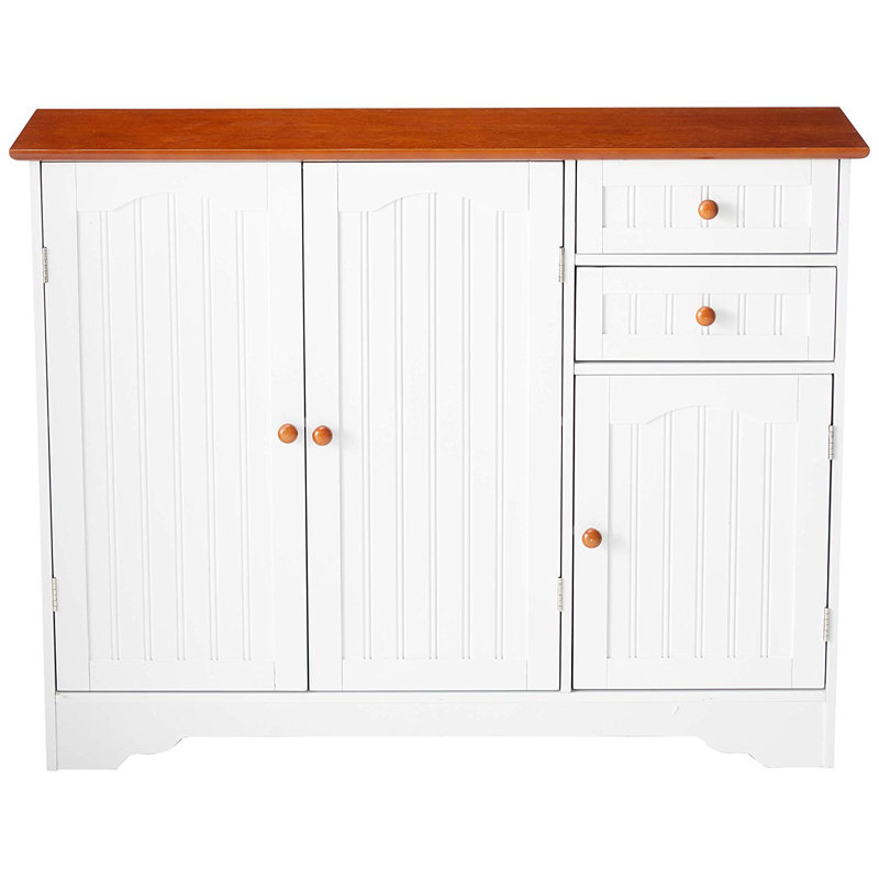 Acle 3 Door Wood Kitchen Storage Buffet Cabinet