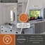 Luminaire à 2 lumières 18 po Zurich Large applique murale moderne et contemporaine avec abat-jour conique en métal, à intensité variable, compatible avec un luminaire de meuble-lavabo, barre de bain à fixation verticale ou horizontale-568180384
