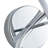 1-White dimmable LED iron wall light