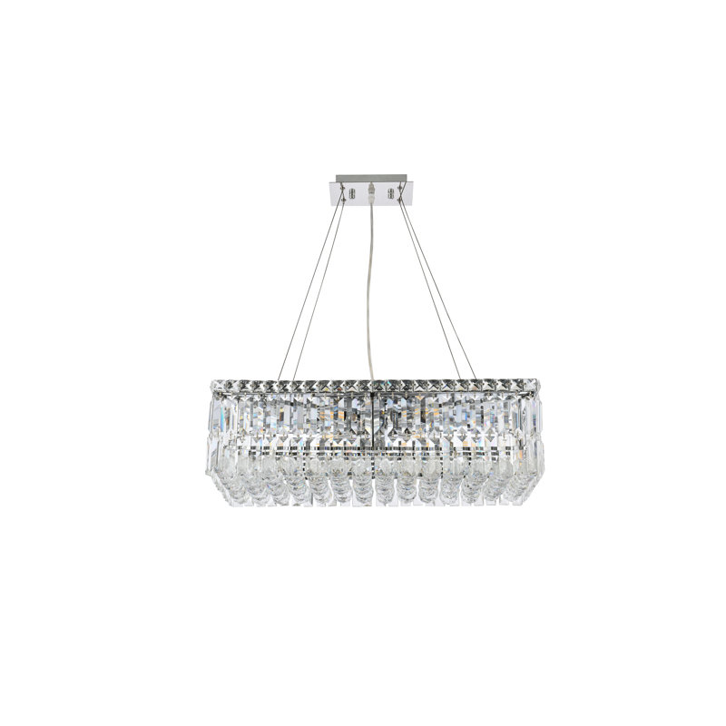Isadora 6 - Light Kitchen Island Pendant, Royal Cut, Chrome