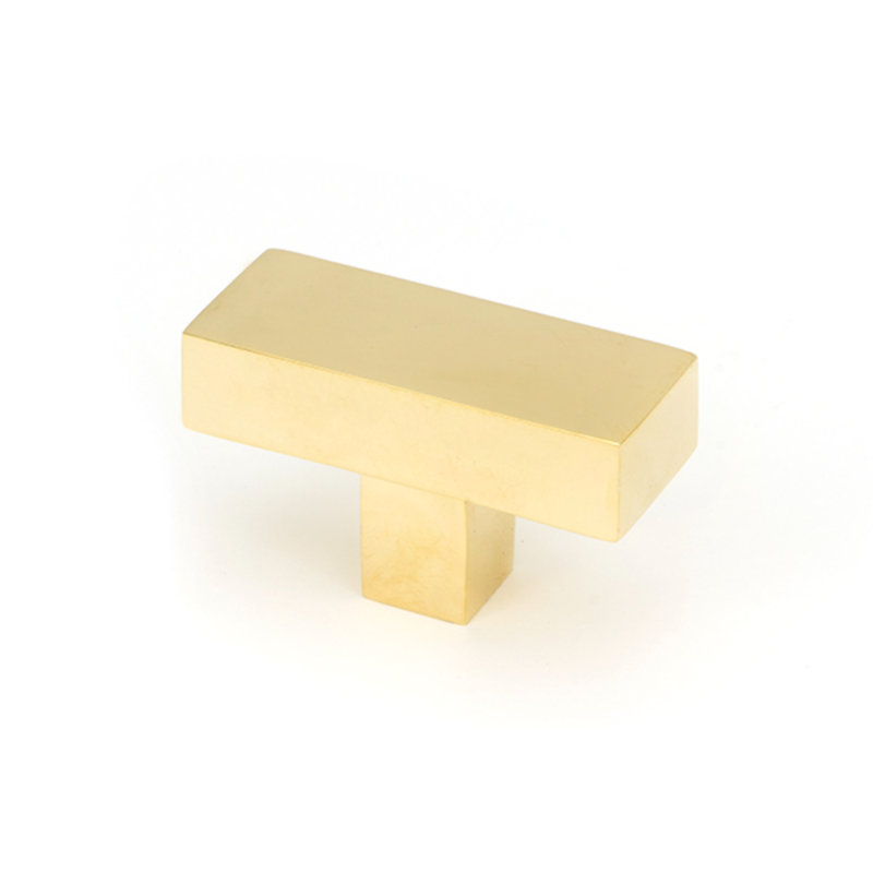 Bar Handle, Polished Brass
