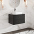 Meuble-lavabo mural simple 30 po avec lavabo vasque, robinet