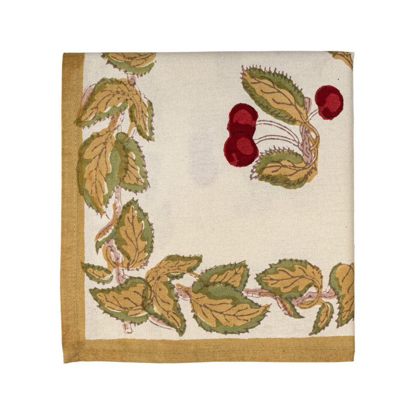 Cherry Cotton Square Napkins
