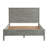 Arden Solid Wood Panel Bed - Queen, Gray Driftwood-87732041-87732040