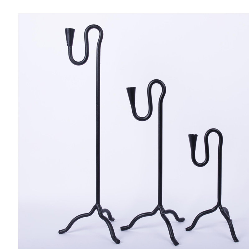 24'' H Iron Floor Candlestick