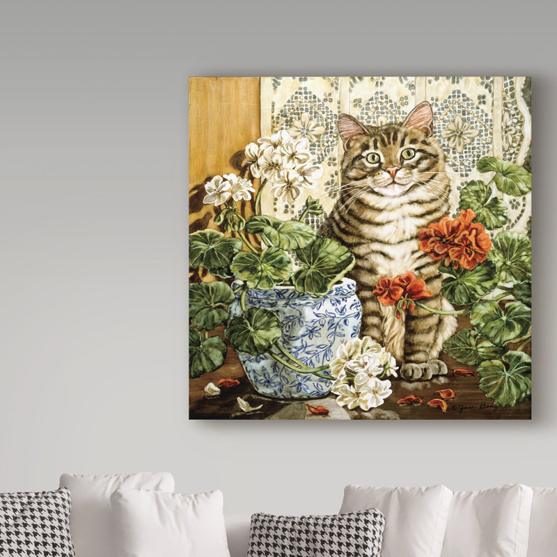 Gilstrap «Winters Garden», reproduction de peinture acrylique sur toile tendue, H 18 po x l 18 po x P 2 po