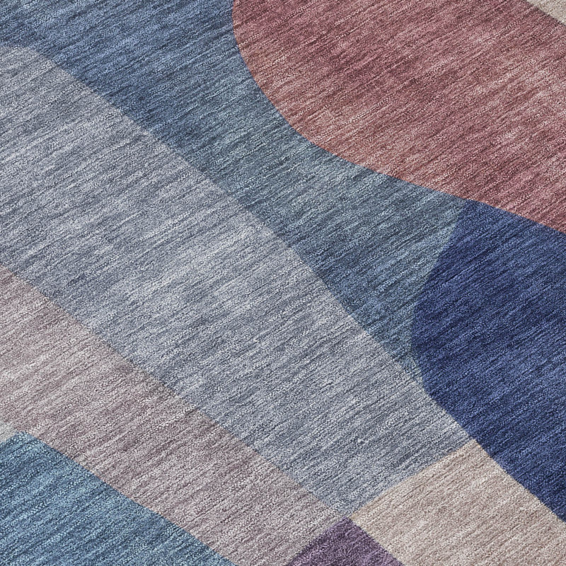 Machine Washable Indoor/Outdoor Chantille ACN2376 Abstract Rug, Rectangle 2'6" x 3'10"