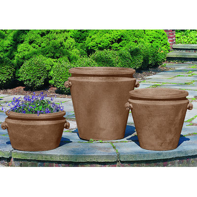 Scroll Handle Handmade Planter