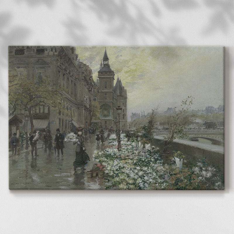 Paysages rétro-DVI -Galerie enveloppée Cavas, 12 x 18