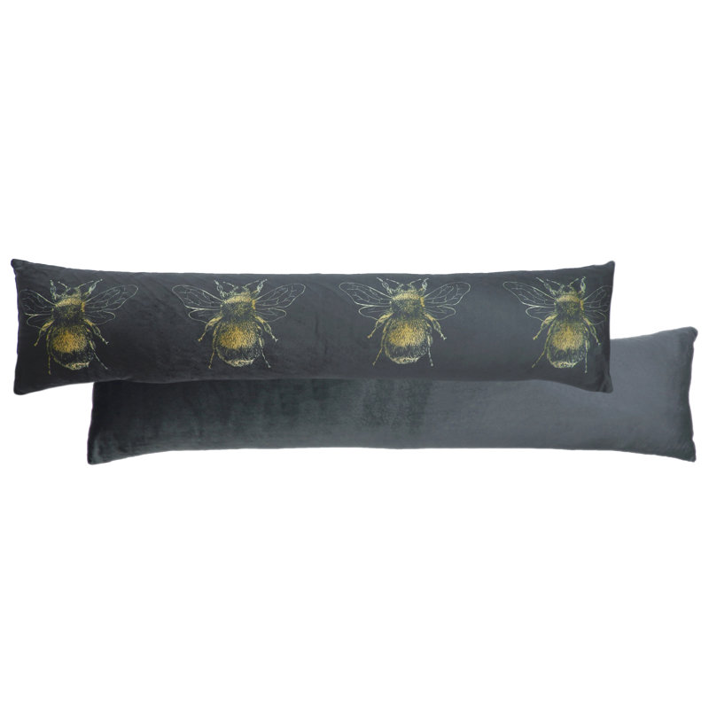 Velvet Draught Excluder, Grey