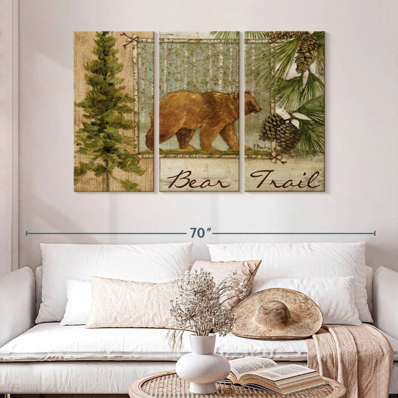 Bear Trail, 32" H x 50" W
