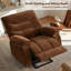 Fauteuil inclinable électrique surdimensionné avec massage chauffant pour personnes âgées-1809596776