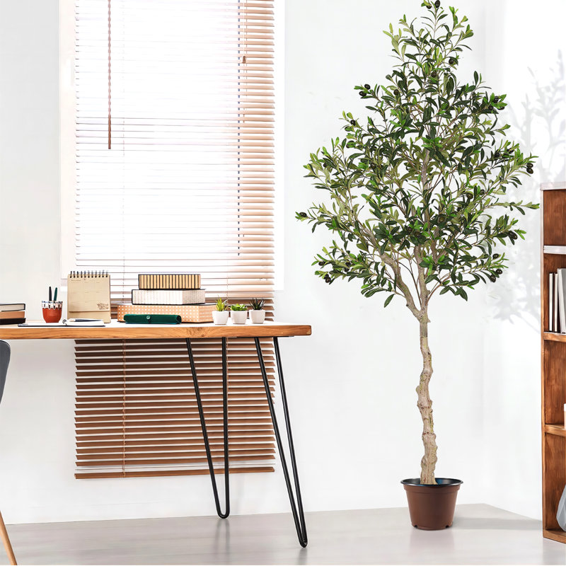 Arbre artificiel en pot Aarav, H 78 po x l 33,5 po x P 33,5 po