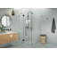Halo 40 in. x 46 in. x 78 in. 90-degree Fully Frameless Glass Hinged Shower Enclosure-278015829