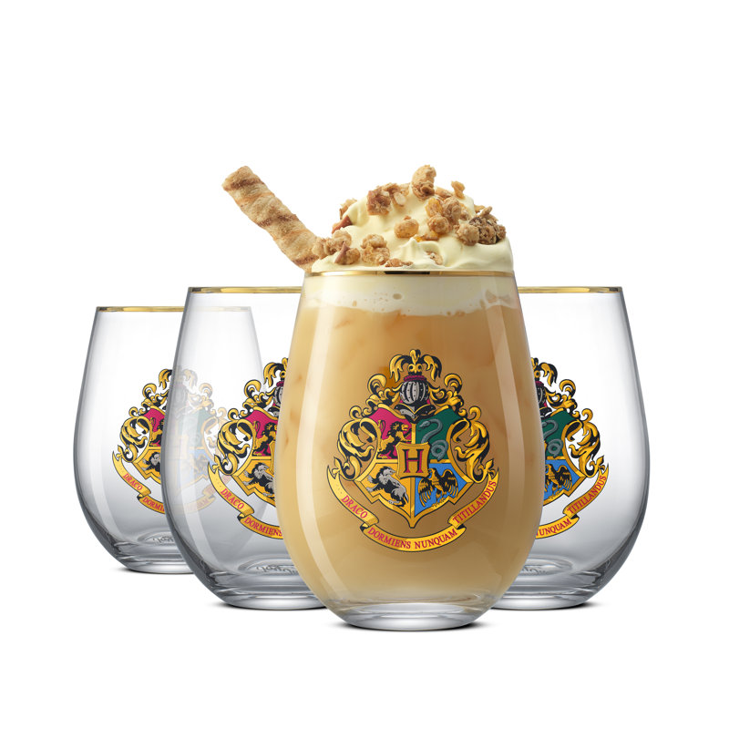 Ensemble de 4 verres sans pied Hogwarts Heritage, 19 oz