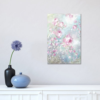 Pink Whisper 1 Piece Wrapped Canvas Painting