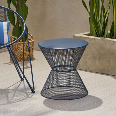 Yoshida Round Iron Outdoor Side Table