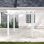 Pergola en vinyle de l 9,5 pi x P 9,5 pi Queensbrook Taquarius