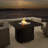 Bediha Rectangle Aluminum Propane Smokeless Fire Pit