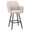 Tabouret de bar pivotant Sieve beige
