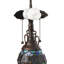 Lampe de table brune / bleue 24,5 po Aldan