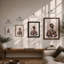 Figure in Bloom Botanical - Framed Print-273069522-273069525