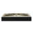 Claire 40 Ceramic Console Sink Matte Black Basin