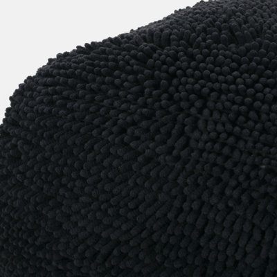 Pouf carré en microfibre