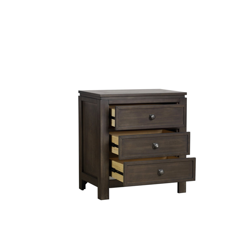 Table de chevet 3 tiroirs Kasecky
