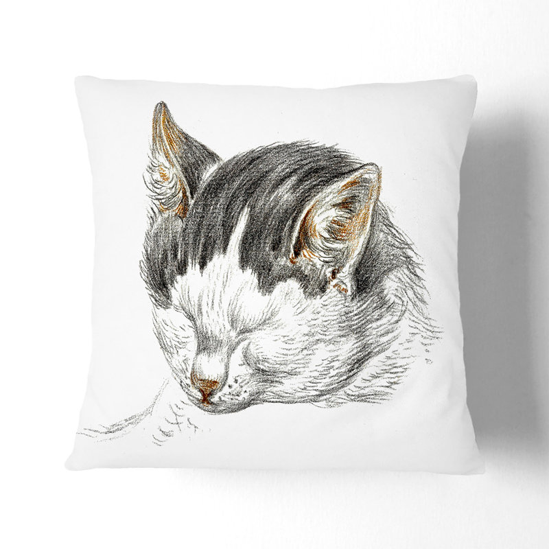 Square Throw Cushion, 40 x 40 cm, White