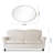 Stainless Steel Oval Mirror-124378214